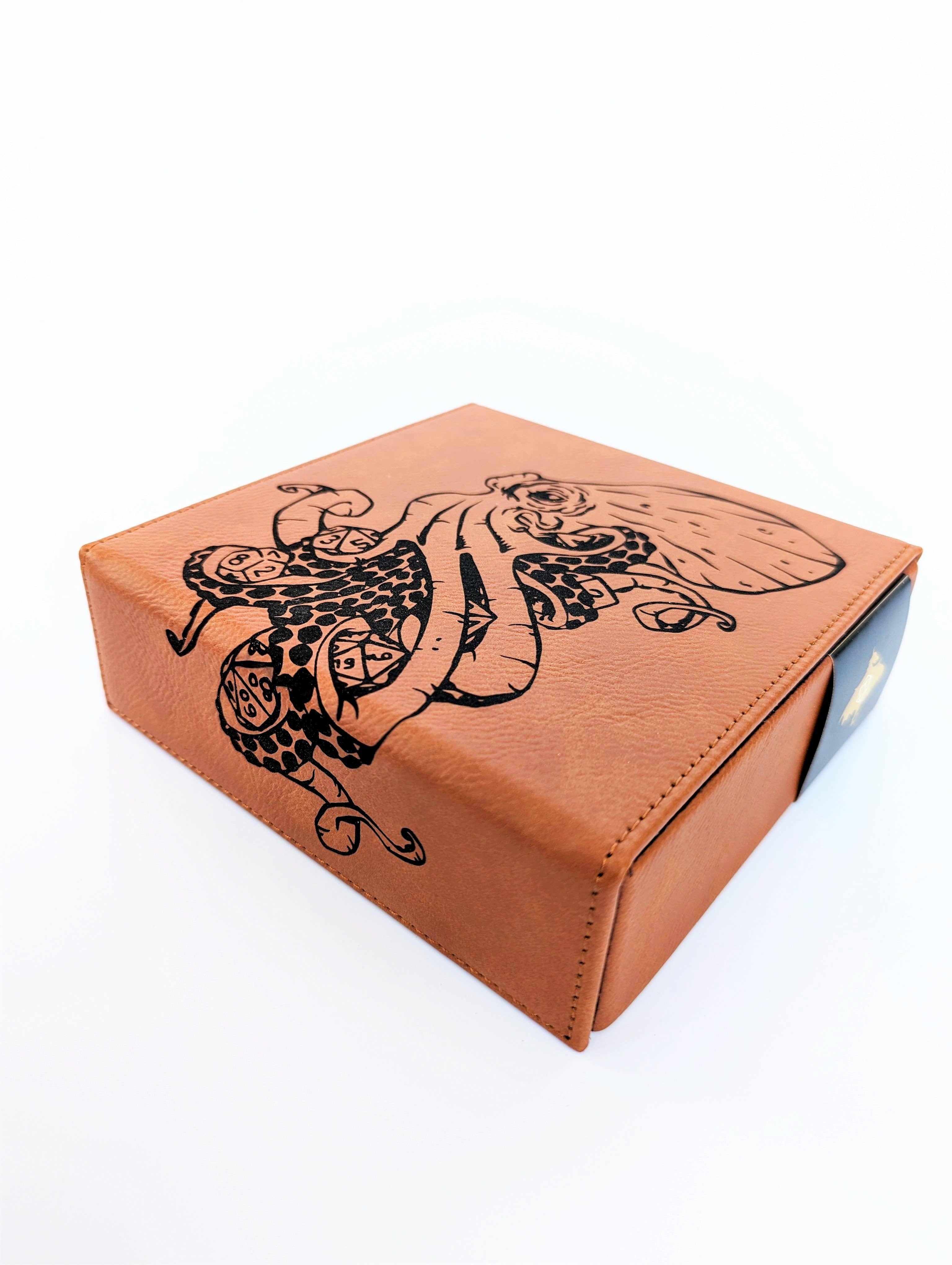 Kraken of Holding - D&D - Vegan Leather Dice Box (ONLINE ORDER ONLY)