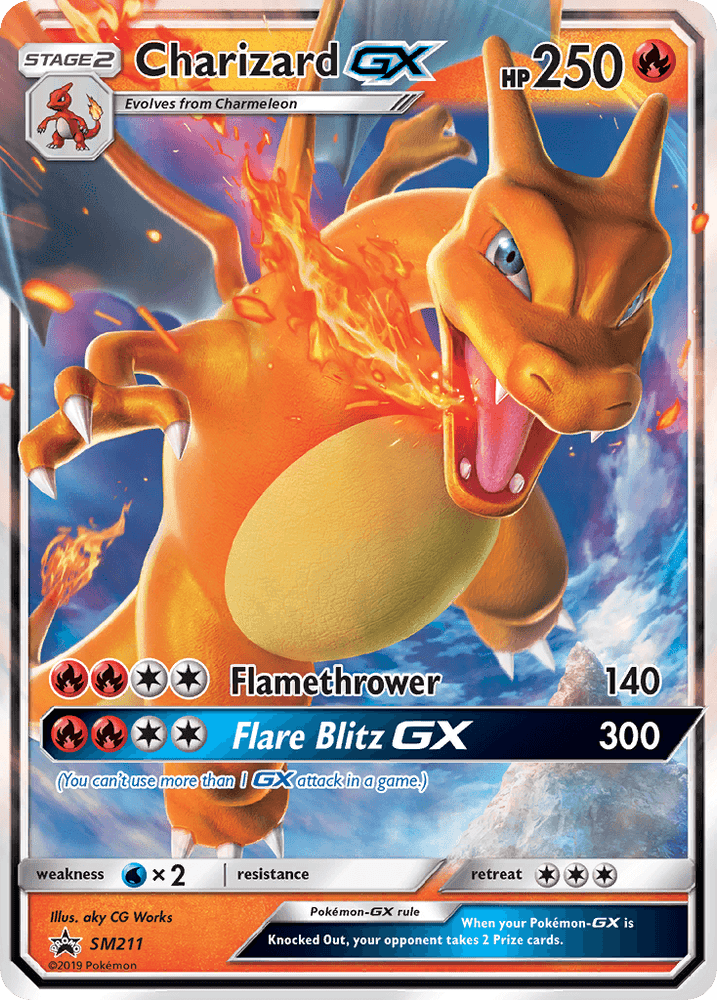 Charizard GX (SM211) [Sun & Moon: Black Star Promos] (Online Only)