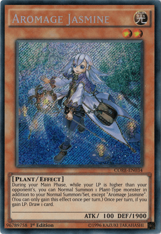 Aromage Jasmine [CORE-EN034] Secret Rare (ONLINE ORDER ONLY)