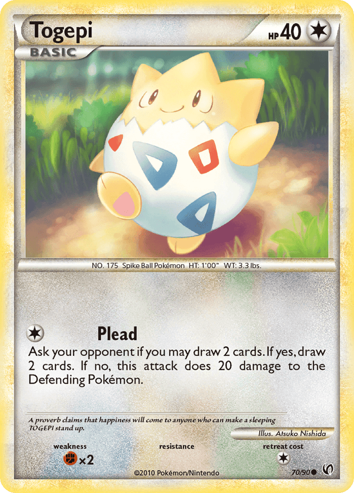 Togepi (70/90) [HeartGold & SoulSilver: Undaunted] (Online Only)