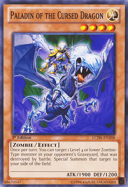 Paladin of the Cursed Dragon [LCJW-EN208] Common (ONLINE ORDER ONLY)