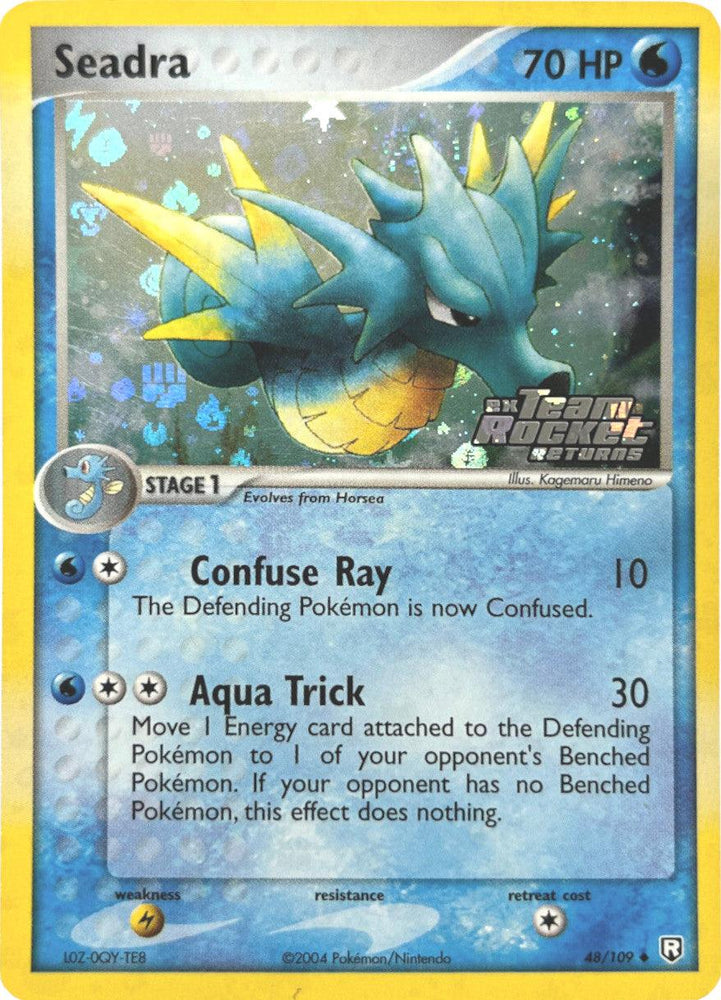 Seadra (48/109) (Stamped) [EX: Team Rocket Returns] (Online Only)