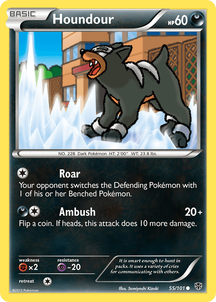 Houndour (55/101) [Black & White: Plasma Blast] (Online Only)