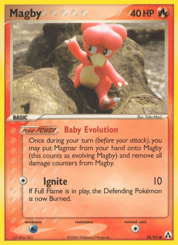 Magby (58/92) [EX: Legend Maker] (Online Only)