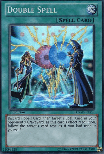 Double Spell [LCYW-EN065] Super Rare (ONLINE ORDER ONLY)