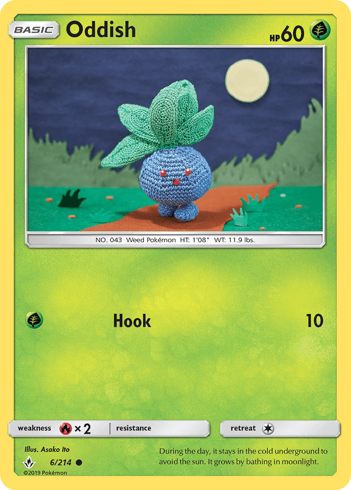 Oddish (6/214) [Sun & Moon: Unbroken Bonds] (Online Only)