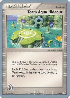 Team Aqua Hideout (78/95) (Bright Aura - Curran Hill's) [World Championships 2005] (Online Only)