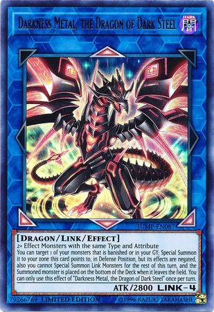 Darkness Metal, the Dragon of Dark Steel [JUMP-EN087] Ultra Rare (ONLINE ORDER ONLY)