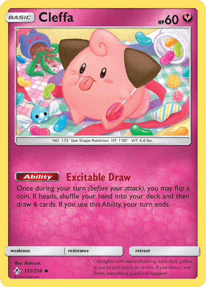 Cleffa (131/214) [Sun & Moon: Unbroken Bonds] (Online Only)