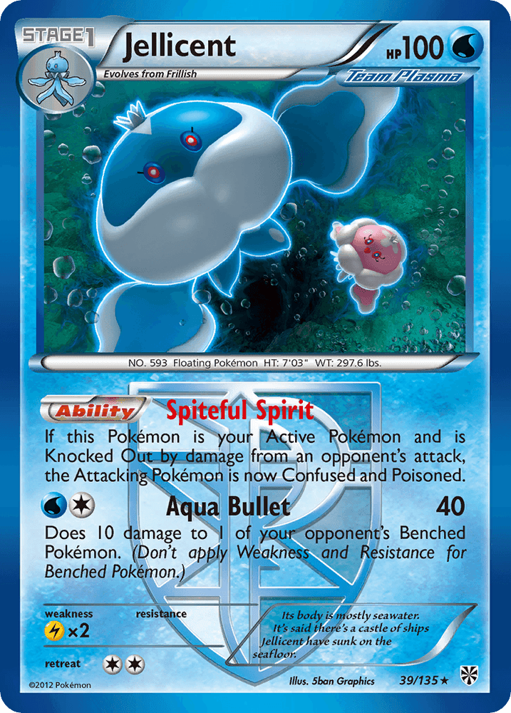 Jellicent (39/135) [Black & White: Plasma Storm] (Online Only)