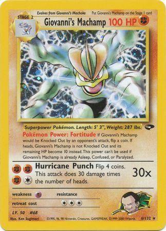 Giovanni's Machamp (6/132) [Gym Challenge Unlimited] (Online Only)