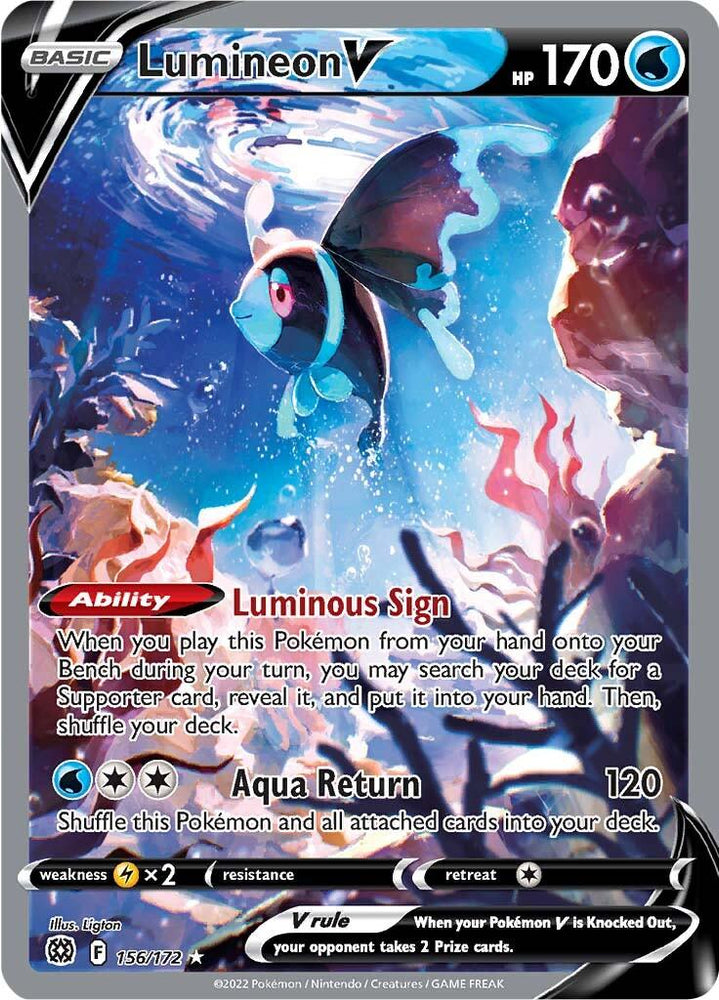 Lumineon V (156/172) [Sword & Shield: Brilliant Stars] (Online Only)