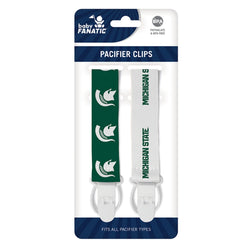 Michigan State Spartans - Pacifier Clip 2-Pack (ONLINE ORDER ONLY)