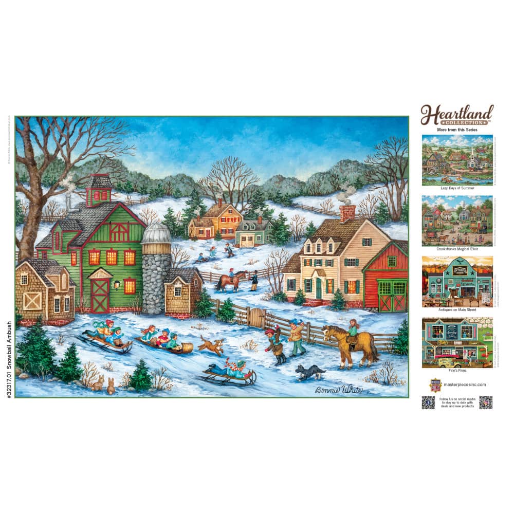 Heartland - Snowball Ambush 500 Piece Jigsaw Puzzle