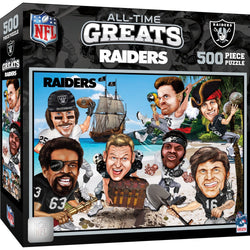 Las Vegas Raiders - All-Time Greats 500 Piece Jigsaw Puzzle