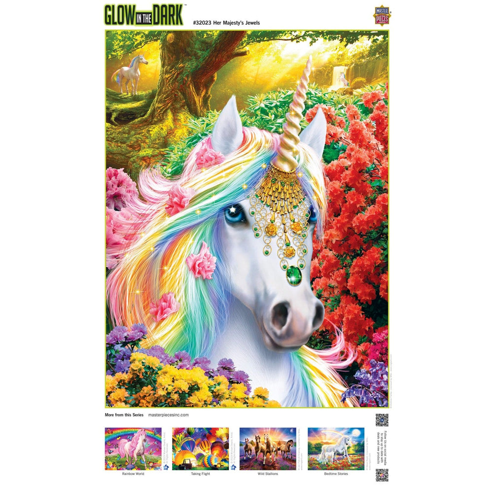 Glow in the Dark - Her Majesty's Jewels 300 Piece EZ Grip Jigsaw Puzzle (ONLINE ORDER ONLY)