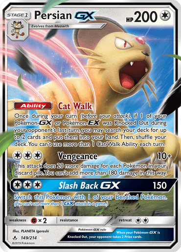 Persian GX (149/214) [Sun & Moon: Unbroken Bonds] (Online Only)