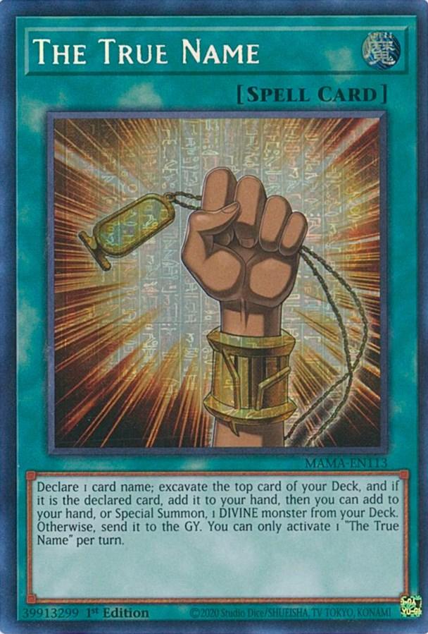 The True Name [MAMA-EN113] Secret Pharaoh's Rare (ONLINE ORDER ONLY)