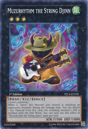 Muzurhythm the String Djinn [SP14-EN028] Starfoil Rare (ONLINE ORDER ONLY)