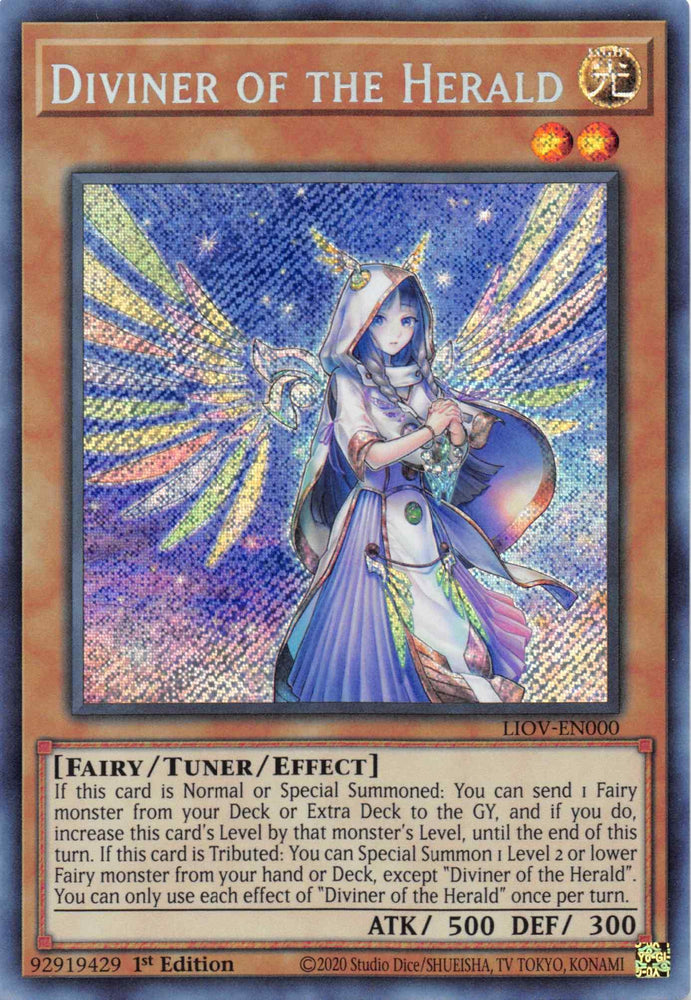 Diviner of the Herald [LIOV-EN000] Secret Rare (ONLINE ORDER ONLY)