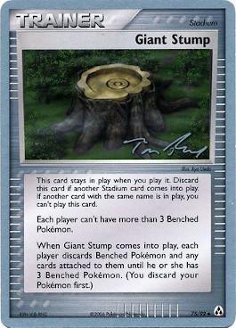 Giant Stump (75/92) (Legendary Ascent - Tom Roos) [World Championships 2007] (Online Only)