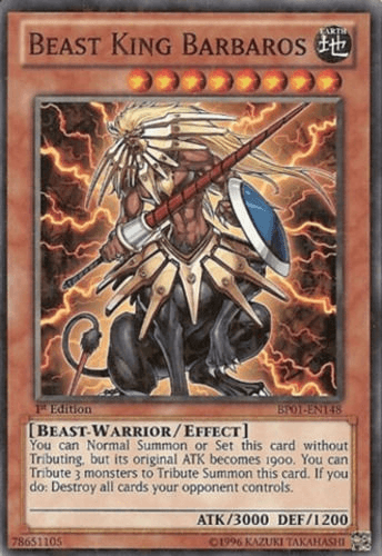 Beast King Barbaros [BP01-EN148] Starfoil Rare (ONLINE ORDER ONLY)