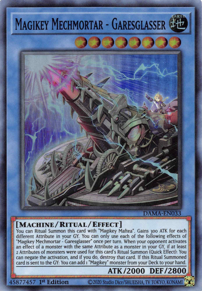 Magikey Mechmortar - Garesglasser [DAMA-EN033] Super Rare (ONLINE ORDER ONLY)