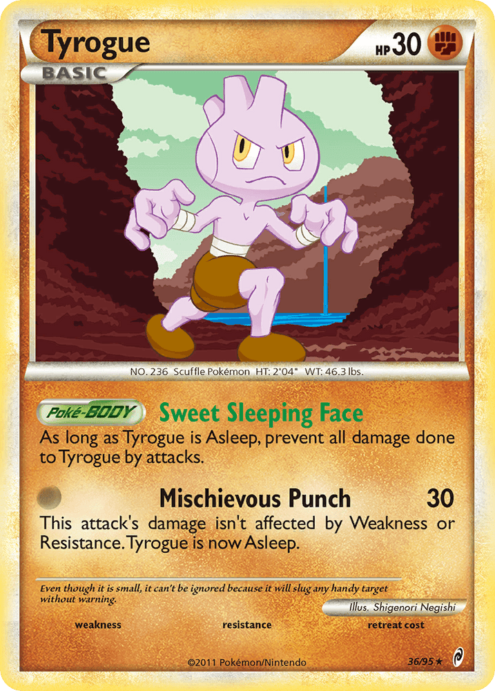 Tyrogue (36/95) [HeartGold & SoulSilver: Call of Legends] (Online Only)