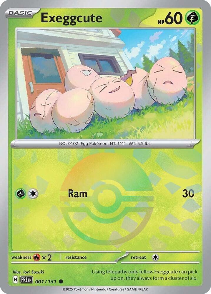 Exeggcute (001/131) (Poke Ball Pattern) [Scarlet & Violet: Prismatic Evolutions] (Online Only)