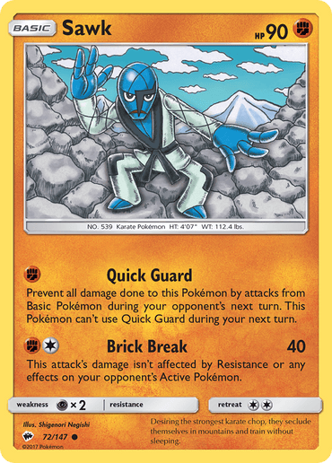 Sawk (72/147) [Sun & Moon: Burning Shadows] (Online Only)