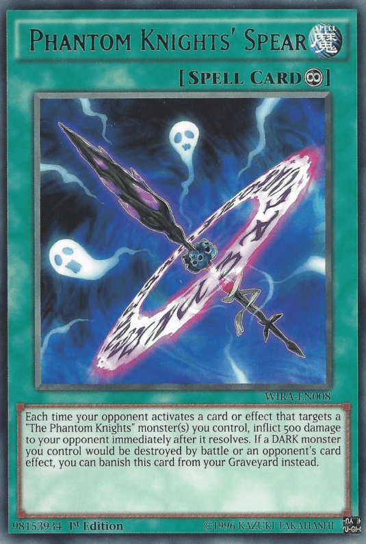 Phantom Knights' Spear [WIRA-EN008] Rare (ONLINE ORDER ONLY)