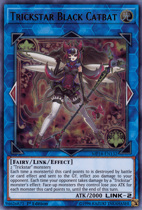 Trickstar Black Catbat [MP18-EN132] Ultra Rare (ONLINE ORDER ONLY)