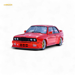 DCM BMW M3 E30 in Red - Gold Wheels 1:64 (ONLINE ORDER ONLY)