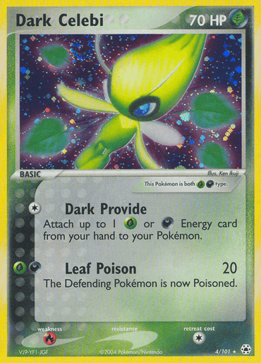Dark Celebi (4/101) [EX: Hidden Legends] (Online Only)