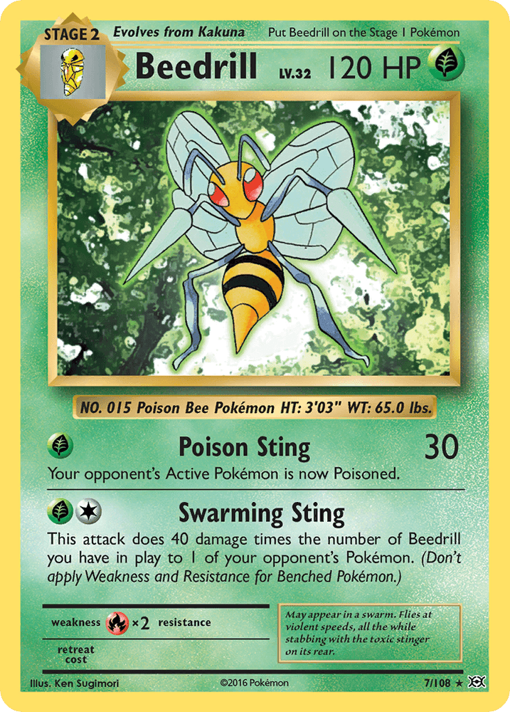 Beedrill (7/108) [XY: Evolutions] (Online Only)