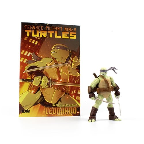 Teenage Mutant Ninja Turtles BST AXN IDW Action Figure and Comic Book Set - Select Figure(s) (Online Order Only)