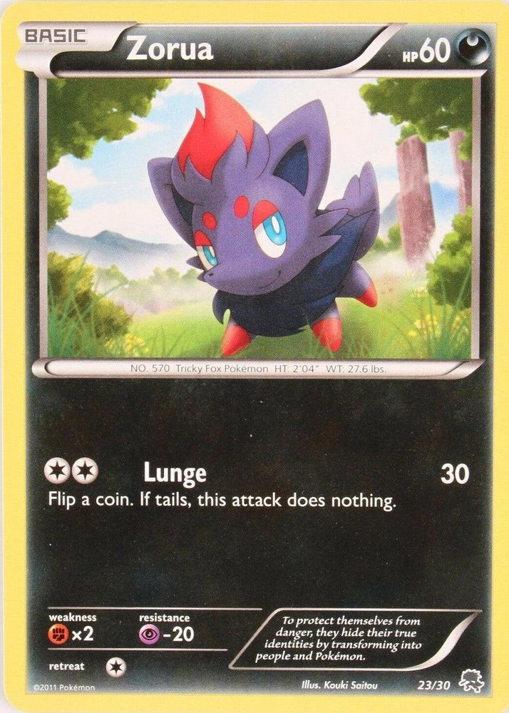 Zorua (23/30) [Black & White: Trainer Kit - Zoroark] (Online Only)