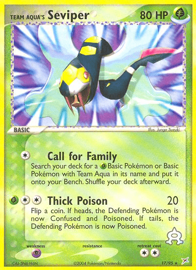 Team Aqua's Seviper (17/95) [EX: Team Magma vs Team Aqua] (Online Only)