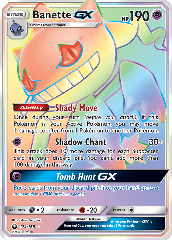 Banette GX (174/168) [Sun & Moon: Celestial Storm] (Online Only)