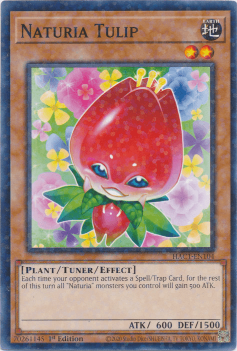 Naturia Tulip (Duel Terminal) [HAC1-EN104] Common (ONLINE ORDER ONLY)