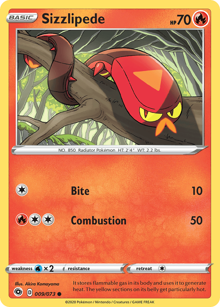 Sizzlipede (009/073) [Sword & Shield: Champion's Path] (Online Only)