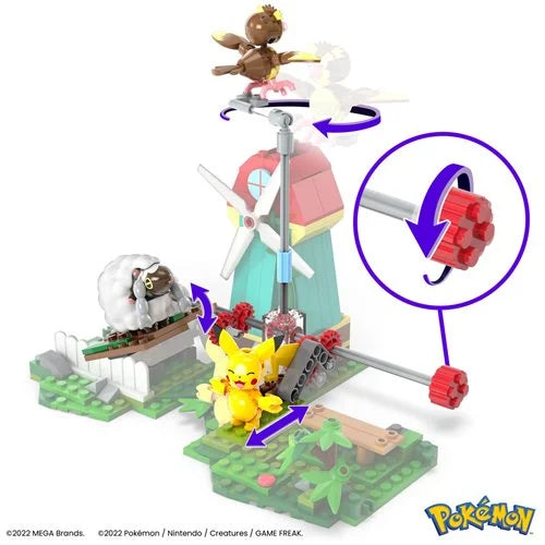 Pokemon Mega Adventure Builder Countryside Windmill Set - CLEARANCE (ONLINE ORDER ONLY)