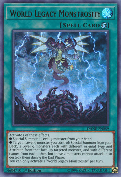 World Legacy Monstrosity [DANE-EN059] Ultra Rare (ONLINE ORDER ONLY)
