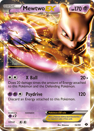 Mewtwo EX (54/99) [Black & White: Next Destinies] (Online Only)