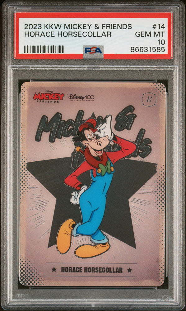 2023 KAKAWOW HOTBOX MICKEY & FRIENDS CHEERFUL TIMES HORACE HORSECOLLAR 14 PSA 10 (Online Order Only)