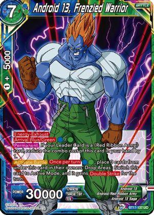Android 13, Frenzied Warrior (BT17-137) [Ultimate Squad] (ONLINE ORDER ONLY)