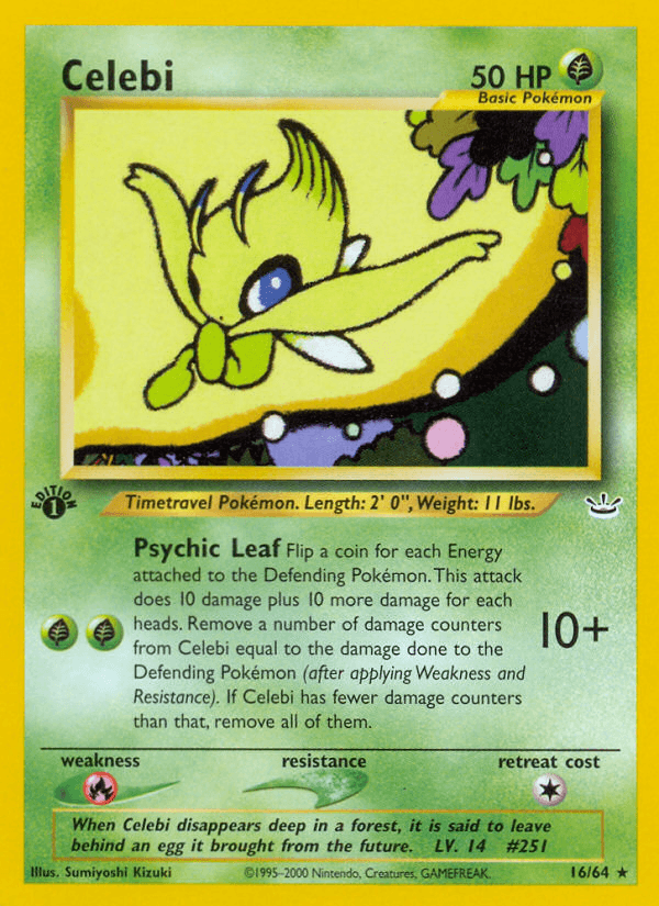 Celebi (16/64) [Neo Revelation 1st Edition] (Online Only)