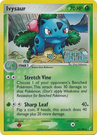 Ivysaur (35/100) (Stamped) [EX: Crystal Guardians] (Online Only)