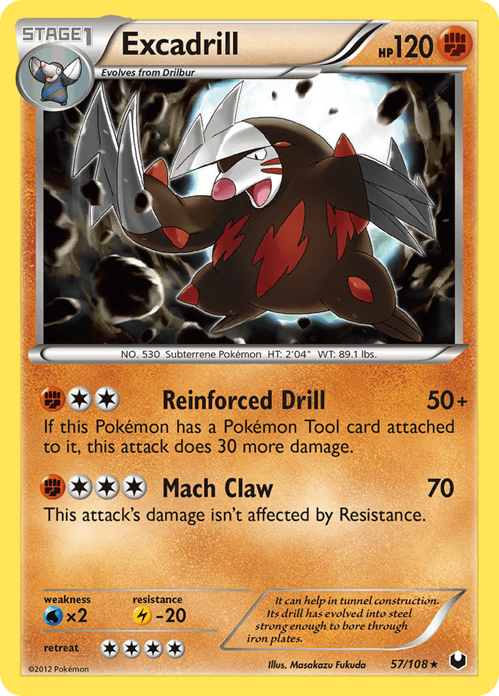 Excadrill (57/108) [Black & White: Dark Explorers] (Online Only)
