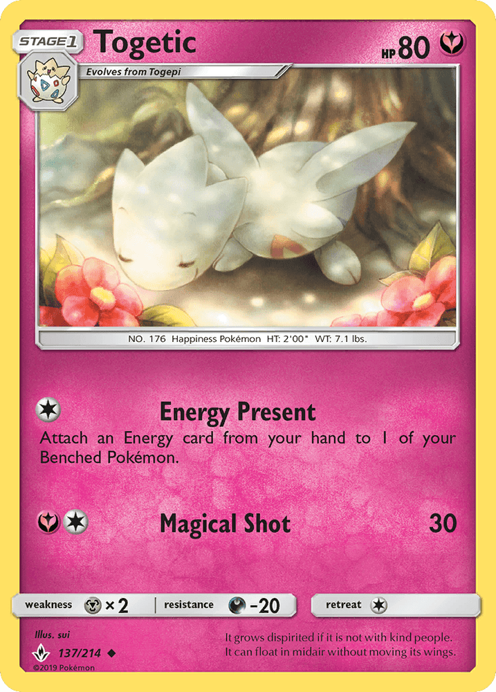 Togetic (137/214) [Sun & Moon: Unbroken Bonds] (Online Only)
